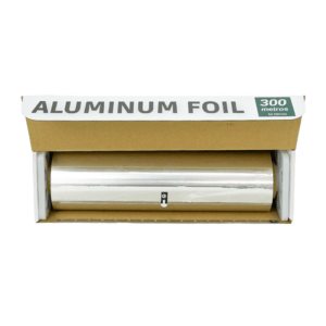 Papel aluminio en rollo de 300m x 30cm Estándar