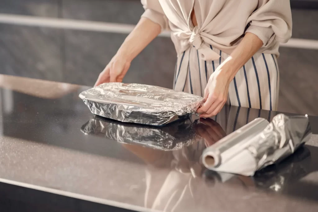 Uso de papel aluminio en la cocina